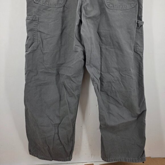 Carhartt Original Dungaree Fit B151 FAT Men's Work Pants Gray 44x30 - Picture 11 of 11